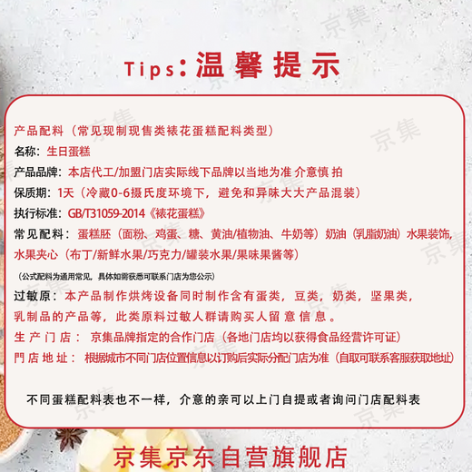 Jingji gives the elderly a creative birthday peach fresh birthday cake party to celebrate the birthday on the same day with same-city delivery 2 pounds