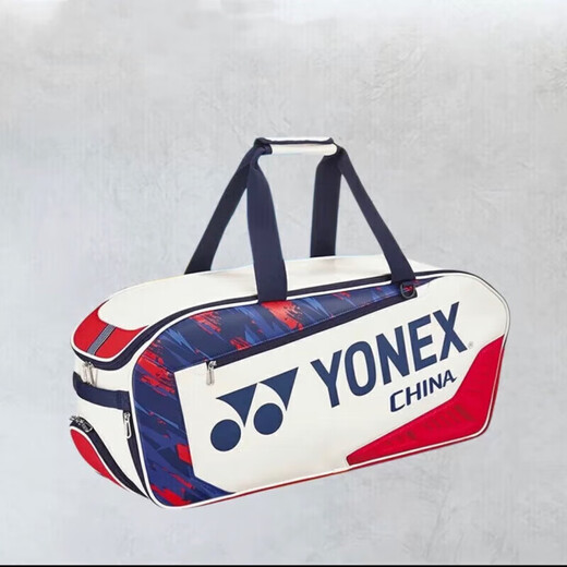 尤尼克斯yonex新款2024国家队羽毛球包单双肩手提方包大容量男女款运动球包背包 9226白色
