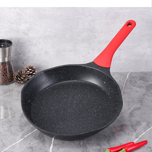 炊大皇煎锅麦饭石平底不粘锅家用多功能V型煎锅煎蛋煎牛排烙饼26 小V煎盘【CKN3524V】 V型锅口
