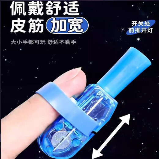 New Ultraman Nezha LED Projector Lamp Finger Cartoon Children Fun Luminous Toy Multi-picture Ring Setup Cartoon Style 3 Packs Randomly Send Patterns