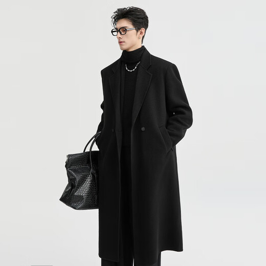 Piaget Zall 2025 Woolen Coat Men's Early Winter Thickened Warm Knee-Length Fashionable and High-Quality Jacket