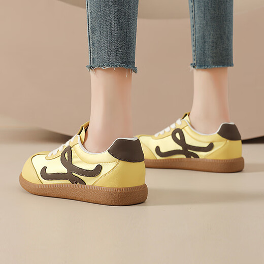Samstag (ST/Sa) Frauenschuhe Leichte Trainingsschuhe für Frauen 2025 Frühlings- und Herbst neuer Soft Sohle Casual Schuhe Sommer Atmungsfreie vielseitige Sportbrettschuhe vor White 36
