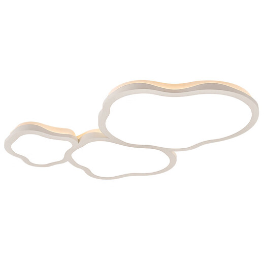 Mingjiangfeng Salon Light Cloud Cloud plafonnier Light Crème Style Guangdong Zhongshan Lampe Modern Simple Amosphérique Chambre entière House Paquet CY6628-1090 TMALL ELF (blanc)