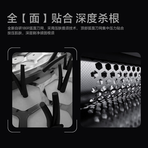 FLYCO men's electric reciprocating shaving razor, full body washable dry and wet double shaving, portable travel essential birthday gift for boyfriend and father F8 Starry Silver