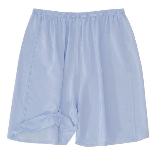Dugu Jialuo Silk Beach Shorts Damen kleine Größe bequemer atmungsaktivem Sommer -Pyjama Home Mulberry Seiden Männer universelle Fünf -Cross -Hosen Aprikose Farbe 13568 Satin -135jin [Jin gleich 0,5 kg] Alle Größe