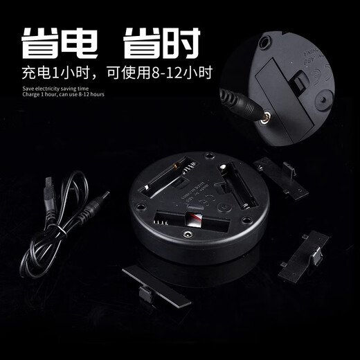 Mangong German quality luminous coasters led bar cocktail base light wine glass base light luminous bartending base white model white light (free 3 batteries)