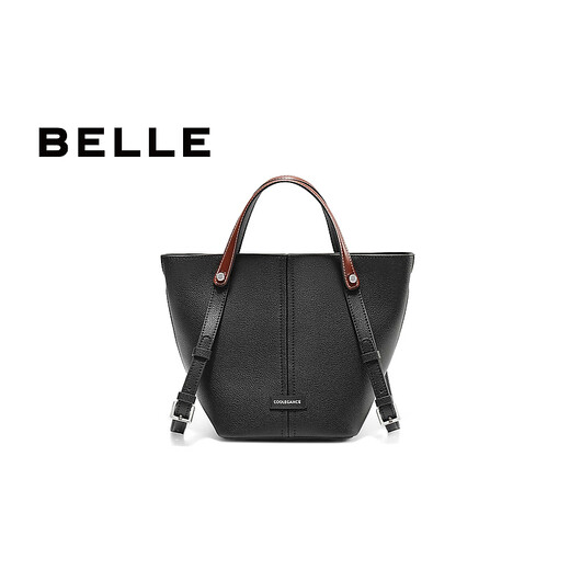 
Belle Bag Women's 2025 Autumn New Quality Sense Commuting Multi-Back Method One-Shoulder Crossbody Handheld Bucket Bag 8531CCX5 Black F