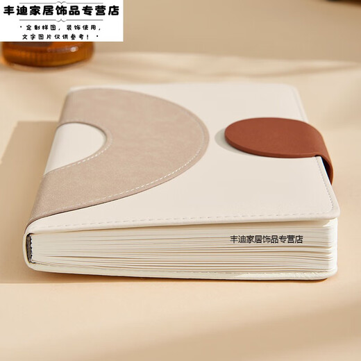 JACKVINEY个性皮面大学生笔记本记录本定制创意企业日记本可印logo高颜值礼物装饰居家SN1396 象牙白-黑色保温杯礼盒套装