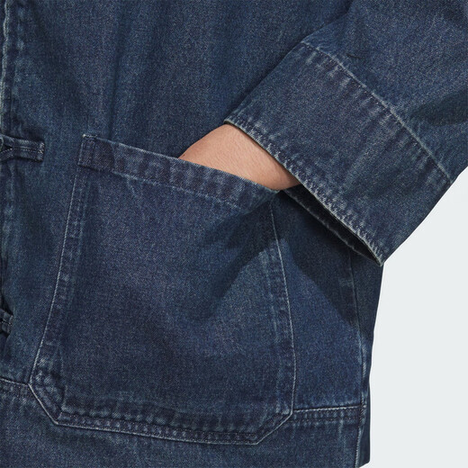阿迪达斯 （adidas）三叶草系列 中性 CTT 3.0 DENIM 牛仔外套 JZ9928 蓝色  2XL 