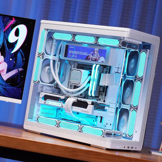 ASUS family bucket amd complete machine 9800X3D host 5060/5060ti/5070ti host 9600X sea view room assembly computer chassis with screen e-sports game computer DIY beauty version R7 9800X3D+5070 Tianxuan丨32G Delta Operation/Valorant/Eternal Tribulation/Chicken