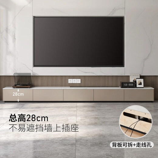 Genji en bois léger luxe rock dalter plancher armoire télévisée salon