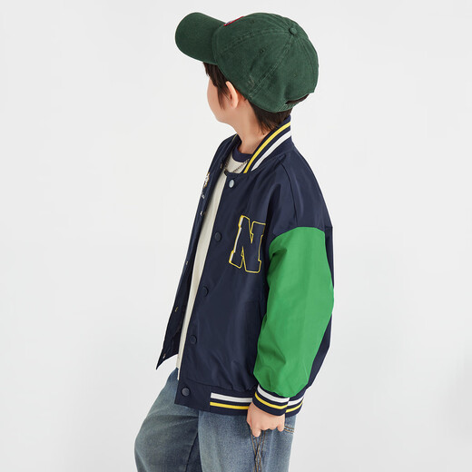 Duojia Boys Baseball Jacket 2025 Spring and Autumn Korean Style College Style Boys Tops Children's Casual Handsome Jackets