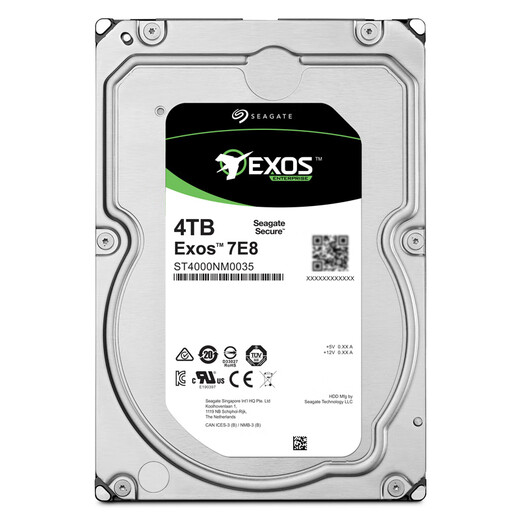 Seagate Original 4 TB Enterprise-Grade Festplatte CMR Vertikaler 3,5-Zoll-NAS-Display-Überwachung Sicherheit 4T Storage Desktop-Maschinen 4TB Seagate Enterprise-Grade (2-Jahres-Garantie) 4TB