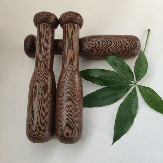 Qinkai's same low-purity chicken wing wood garlic hammer manual grinding rod classic household garlic artifact hammer round head garlic hammer length 20cm diameter 4.2