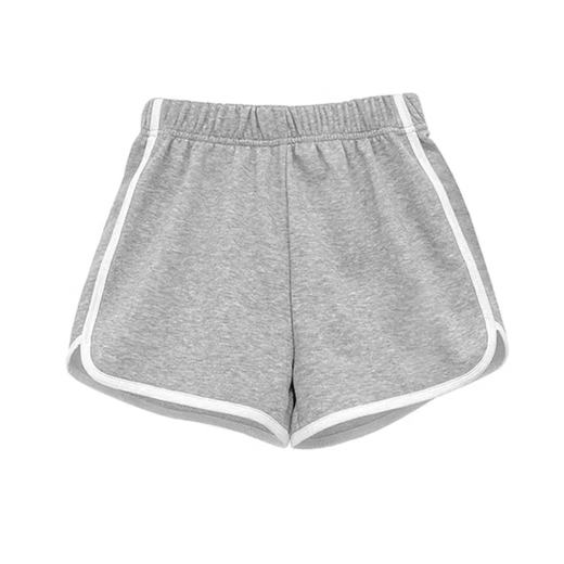 Summer new sports shorts for women, loose casual wide-leg pants, high-waisted quick-drying three-quarter pants, Zhuohe J01 simple pants black S