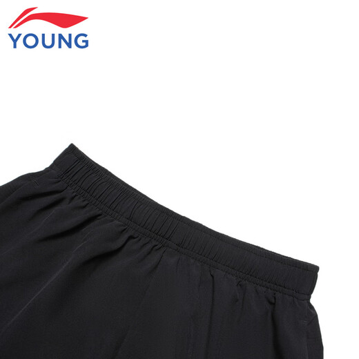 
Li Ning (LI-NING) children's clothing children's sports pants for girls, small and big children's quick-drying reflective logo training unrestrained shorts 160YKSV232-1