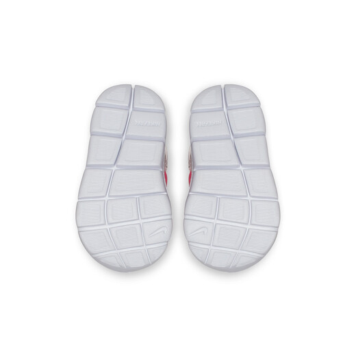 耐克（NIKE）官方毛毛虫男女童DYNAMO FREE婴童易穿脱运动鞋CI1188 686中柔粉/透明粉/白金色/金属银 25