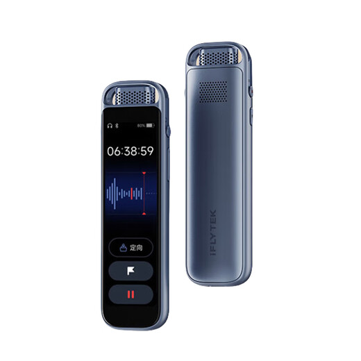 IFlytek Smart Recorder Pokee Transcription Assistant Magic Professional HD Noise Reduction Conference Recording to Text Recorder Real-time Translation Portable Recorder iFlytek AI Recorder Magic
