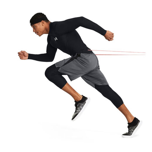 UNDERARMOUR HeatGear OG Men's Elastic Training Sports Long-Sleeved Tights 1387696 Black 001 XL