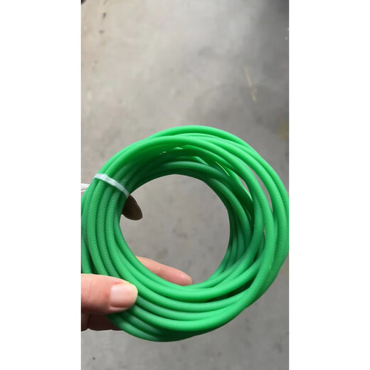 Xmsjo nahtloser Glasfaser -Temperaturofengürtel integrierter Formpolyurethan PU -Rundgurt 8 mm anpassbarer Kerndurchmesser 8mm * Umfang 695 mm