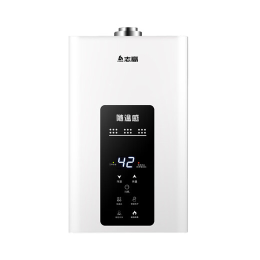 CHIGO balanced gas water heater household gas instantaneous heating type intelligent constant temperature low water pressure start safety anti-leakage 29-year-old brand 12L bathroom installation - four-season temperature sensing gas bottle