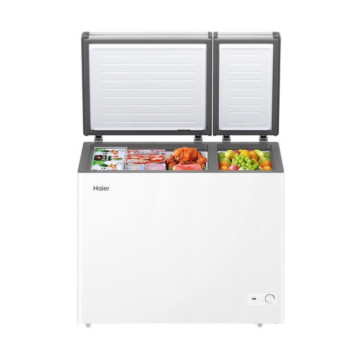 Haier FCD-210GHXD dual-temperature refrigerated freezer double-box household freezer small freezer energy-saving double-door level one