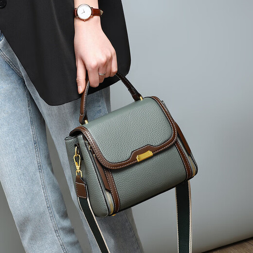
Enlike International Luxury Brand 2025 New Handbag Fashion Leather High-quality Texture Shoulder Bag Versatile Crossbody Bag Black