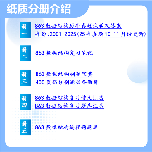 26西安理工大学考研863数据结构西理计算机技术初试真题资料 全套套餐 纸质书五册赠全套电子资料和视频