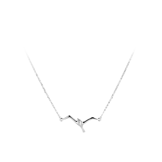 Libiao platinum necklace pt950 seagull set chain women's clavicle necklace platinum pendant platinum set chain gift set chain authoritative national inspection certificate spot 3.52g