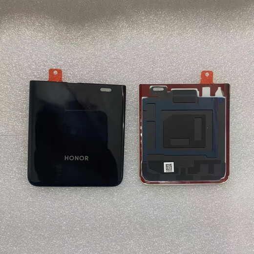 Honor Honor Magic V Flip Folding Phone Original Glass Back Cover Original Back Case Battery Cover Magic V Flip Original Lower Cover Black