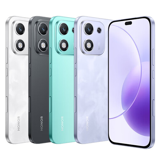 Hi novaX70i new 5G full network mobile phone 100 million pixels AI photography large screen OLED eye protection screen thin and light Huawei Mat50 Pro smartphone NFC Magnolia Purple 8GB+256GB