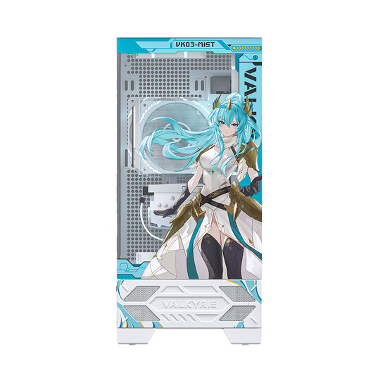 瓦尔基里（VALKYRIE）VK03 MIST ATX 游戏电脑台式机箱 支持360水冷 270°海景房 UV喷绘