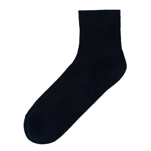 Kupferbulle Thin Thin Midrohr Frauensocken 2025 Sommer Neues Grundmodell für Frauen weiche und komfortable elastische VW008 Schwarz One Size 22-24