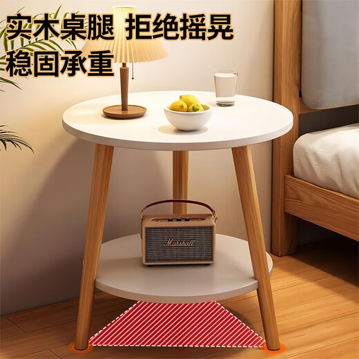 Quanpinwu small round table tea house for living room simple sofa side table Nordic bedroom bedside table mini balcony small table