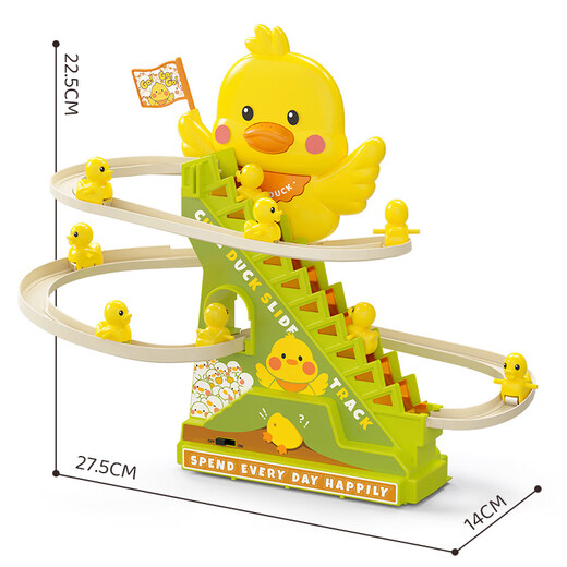 Alliierte Personen fahren auf, um Spielzeug Entenbaby 0-1-Jährige Klettertreppe Baby Early Education Toys 3 bis 6 Monate alte Spielzeug 15 Songs, Entenkletterleiter (6 Enten) Ladeversion [mit Ladung + Schraubendreher]