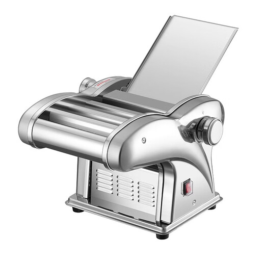 Supor Commercial Electric Noodle Press Totalmente automático Pequeño doméstico Pequeño Funcionamiento Manitura de acero inoxidable Máquina de acero inoxidable Rolling and Knaading Machine Dumpling Fideos de cuero Fideos plateados de acero inoxidable de acero inoxidable Fideos de regalo +2.