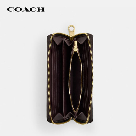 蔻驰（COACH）【品牌直供】钱包小号手拿包钱包胡桃木色CW778IMXAQ