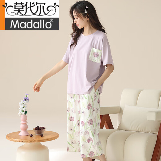 Modal Summer Pajama de algodón de algodón A de clase A