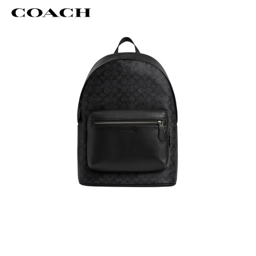 COACH Brand Direct New Year Gift Men's WEST Large Backpack Backpack Black CV925