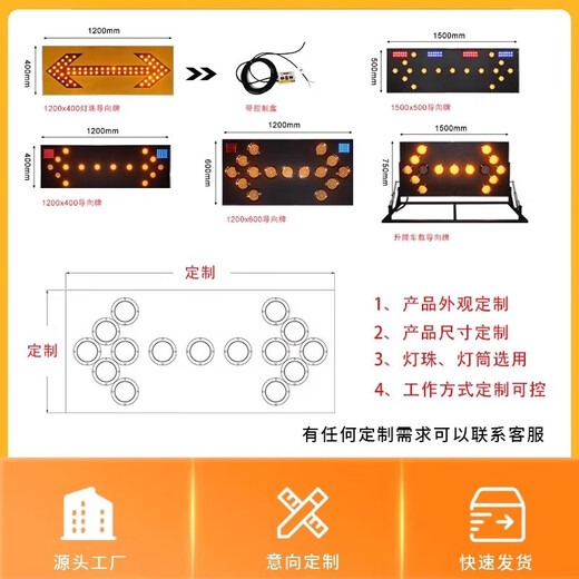
Shantoulin Village Sprinkler Vehicle Arrow Lights Flash High-speed Construction Maintenance Work Light Project Vehicle Rear Guide Instruction Warning Lights Sign Electronic Screen 13575CM Can be changed on mobile phone