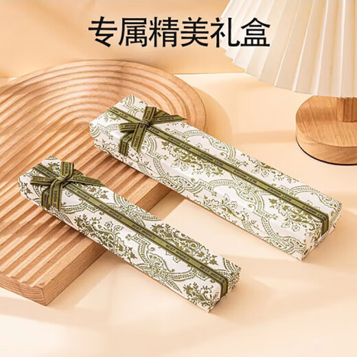 Hong Yunya Song Konggu Orchid Hairpin Black Sandalwood Elegant Mingyue Orchid Daily Hairstyle Wooden Hairpin for Birthday Gift Konggu Orchid Hairpin Exquisite Gift Box