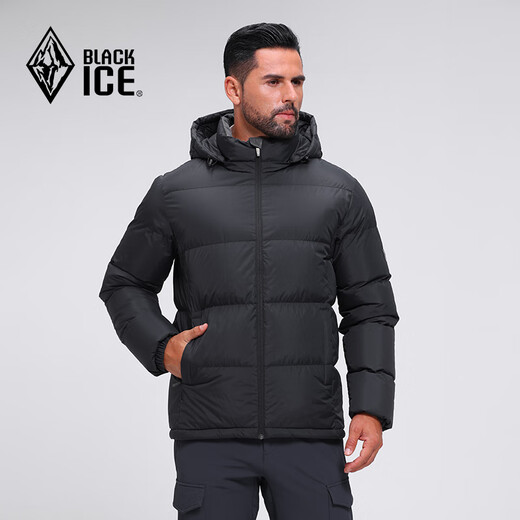 Schwarzes Eis 25 Neue Outdoor 700 Ente Down Herren -verdickte winddichte und warmische Jacke D f8905mj schwarz xl