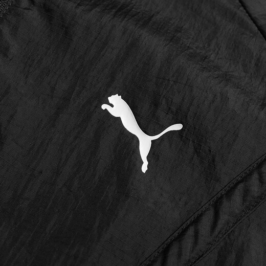 
Puma (PUMA) jacket for women 2025 summer new daily sportswear woven jacket stand collar breathable top black casual clothing 633971-01 XS