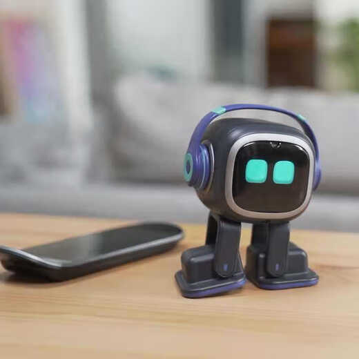 Emo robot de compañía inteligente juguetes reconocimiento de voz comunicación emocional niños adultos electronomet airobo 5 White Standard Edition