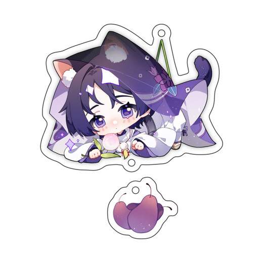 Anime Peripheral Game Keychain Acrylanhänger Guokong Wanderer Himmel 2d Anime Peripherieal YC-9755 Wanderer Keychain