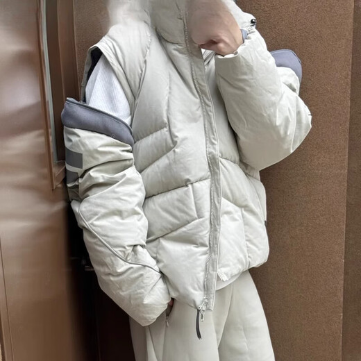 阿迪达斯 （adidas）服男女可拆卸防风休闲外套保暖JM6175 JM6173 JM6174 灰色JM6174  M