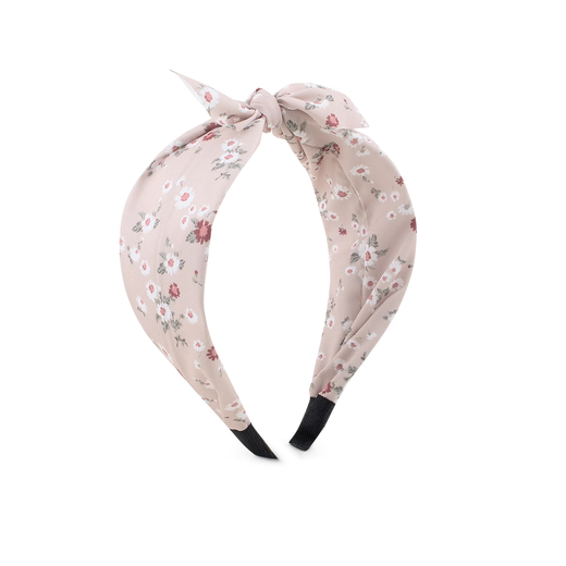 AJIDOU offline mall same style headband birthday gift sweet pastoral style wide headband for girlfriend and wife apricot color