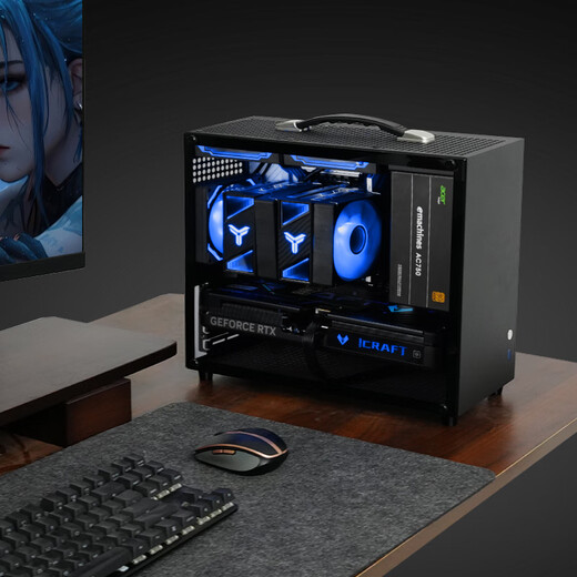 Maxxuan i5 13400F/RTX5070/5060TI/3050/B580/12400F/230F mini ITX desktop assembly computer host game live broadcast design DIY complete machine configuration three丨12400F丨RTX3050