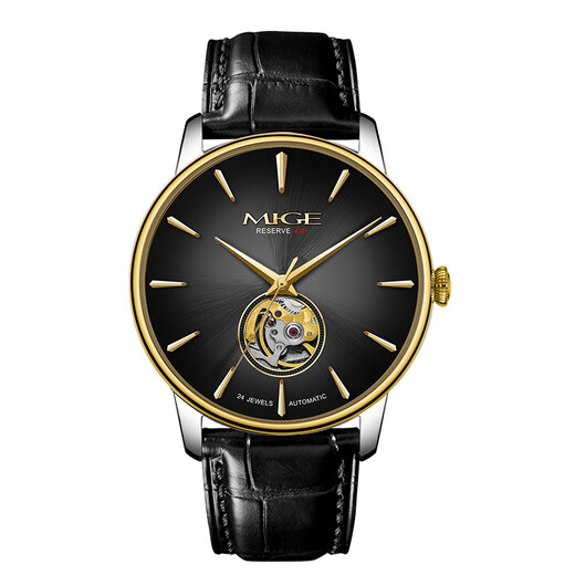 
MiG official website brand watch men's watch gradient dial business gold fashion versatile men's high-end high-end famous watch mechanical watch smooth sailing-gradient peacock green LH9905GBG