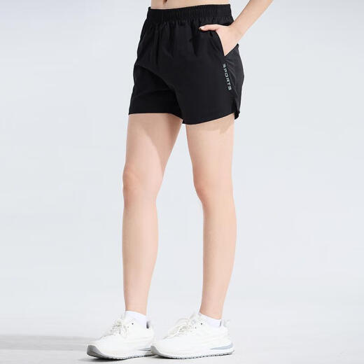 扣将运动短裤田径马拉松训练服夏季体育生速干三分裤专业跑步带口袋 6625 三口袋不带内衬 M